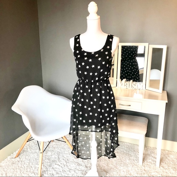 Star Chiffon High Low Dress - Picture 2 of 6